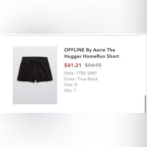 Offline by aerie the higher home run shorts